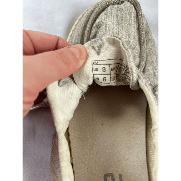 Women's Hey Dudes in Linen Gray, Size 8, Slip-on, Casual, comfortable, - Picture 4 of 7